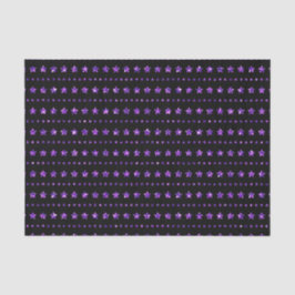 ZWART MET PAARSE GLITTER KIJK HALLOEEN TISSUEPAPIER