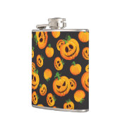 ZWART MET SPOOKY ORANJE HALLOWEEN POMPOENEN HEUPFLES (Links)