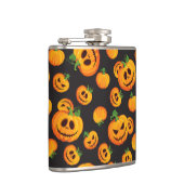 ZWART MET SPOOKY ORANJE HALLOWEEN POMPOENEN HEUPFLES (Rechts)