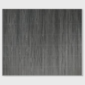 ZWART MET SUBTLE WITTE STRIPES CADEAUPAPIER (Vlak)