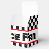 Zwart met witte cheque bedankdoosjes (Geopend)