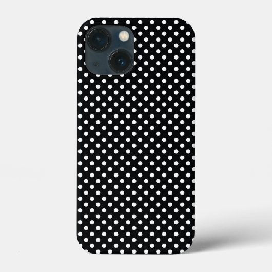 Zwart met witte haarpunten Case-Mate iPhone case (Achterkant)