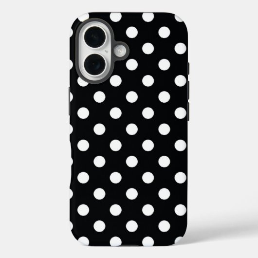 Zwart met witte haarpunten Case-Mate iPhone case (Achterkant)