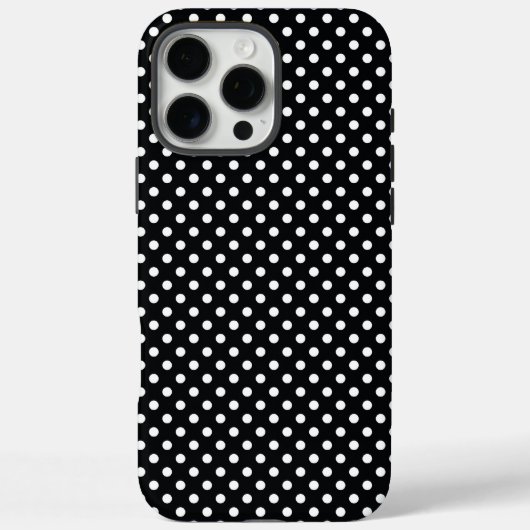 Zwart met witte haarpunten Case-Mate iPhone case (Achterkant)