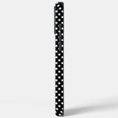 Zwart met witte haarpunten Case-Mate iPhone case (Achterkant / Links)
