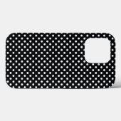 Zwart met witte haarpunten Case-Mate iPhone case (Achterkant (horizontaal))