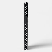 Zwart met witte haarpunten Case-Mate iPhone case (Achterkant / Rechts)