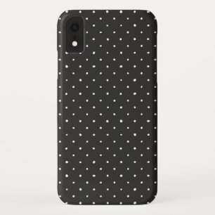 zwart met witte poka stippen Case-Mate iPhone case