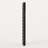 zwart met witte poka stippen Case-Mate iPhone case (Achterkant/rechts)