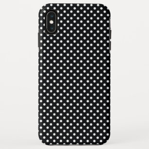 Zwart met witte stippen Case-Mate iPhone case