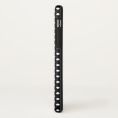 Zwart met witte stippen Case-Mate iPhone case (Achterkant/links)