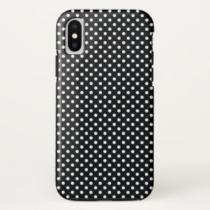 Zwart met witte stippen Case-Mate iPhone case