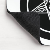 zwart metaal, duisternis! muismat (Hoek)