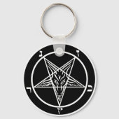 zwart metaal, duisternis! sleutelhanger (Voorkant)