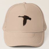 Zwart metaal - Mallard Duck in Flight Trucker Pet (Voorkant)