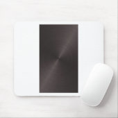 Zwart metaal muismat (Met muis)