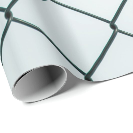 Zwart metaalkettinghek cadeaupapier (Rol Hoek)