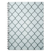 Zwart metaalkettinghek notitieboek (Voorkant)