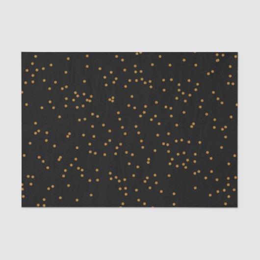 Zwart-metalen goudplatter tissuepapier (Voorkant)