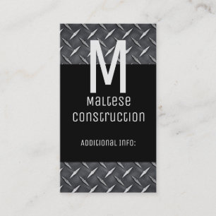 Zwart-metalen Visitekaartje 4