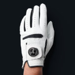 Zwart Metallic Folie Monogram Naam Sport Golf Handschoen<br><div class="desc">Zwart Faux Metallic Folie RVS Elegante dames golfhandschoen. Deze Blauwe en Grijze Monogrammed Golfhandschoen kan worden aangepast om uw initiaal en voornaam op te nemen. Neem contact op met de ontwerper voor overeenkomende items.</div>