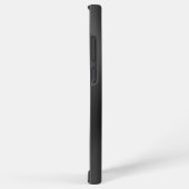 Zwart metallisch textiel Roestvrij staal Kijk uit Samsung Galaxy Hoesje (Rechterkant)