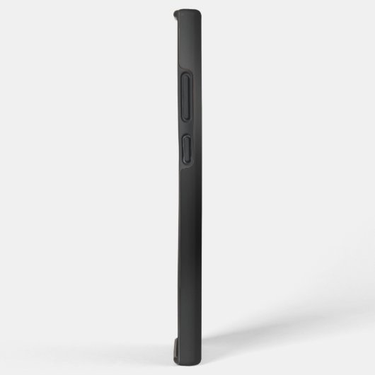 Zwart metallisch textiel Roestvrij staal Kijk uit Samsung Galaxy Hoesje (Rechterkant)