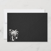 Zwart Mexicaans paspoort Bedankkaart (Achterkant)