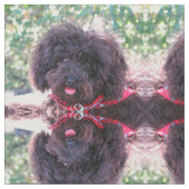 Zwart miniatuurblok stof (Close Up)