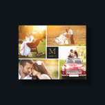Zwart Minimalistisch Monogram Bruiloft 4 Fotocolla Canvas Afdruk<br><div class="desc">Ontworpen door: fat*fa*tin. Eenvoudig aan te passen met uw eigen tekst,  foto of afbeelding. Voor douaneverzoeken,  te contacteren gelieve vet*fa*tin direct. Aangepaste kosten zijn van toepassing op www.zazzle.com/fat_fa_tin www.zazzle.com/color_therapy www.zazzle.com/fatfatin_blue_knot www.zazzle.com/fatfatin_red_knot www.zazzle.com/fatfatin_box www.zazzle.com/fatfatin_ink</div>