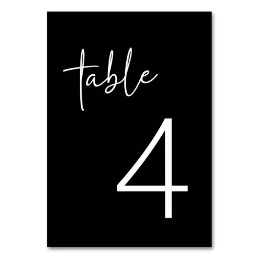 Zwart Minimalistisch Script Vrijgezellenfeest Plat Kaart (Voorkant)