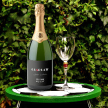 Zwart minimalistisch wit rood afstuderen naam