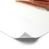 Zwart Model Boho Hoge Mode Vrouw Waterverf Poster (Hoek)