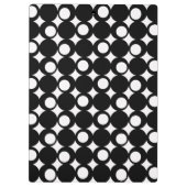 Zwart model met aangepast ontwerp klembord (Achterkant)