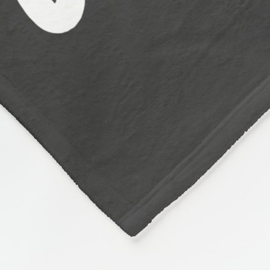 Zwart Modern 2 foto naam Fleece Deken (Hoek)