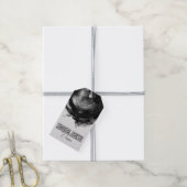 Zwart Modern Boutique Clothing Business Hang Label Cadeaulabel (Met Touw)