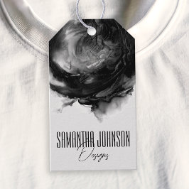 Zwart Modern Boutique Clothing Business Hang Label Cadeaulabel