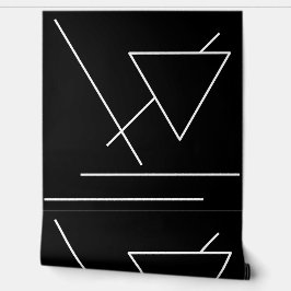 Zwart Modern Chic Minimalist Behang