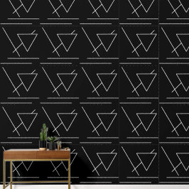 Zwart Modern Chic Minimalist Behang