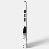 Zwart Modern Cityscape Stedelijke Architectuur Case-Mate iPhone Case (Achterkant / Links)