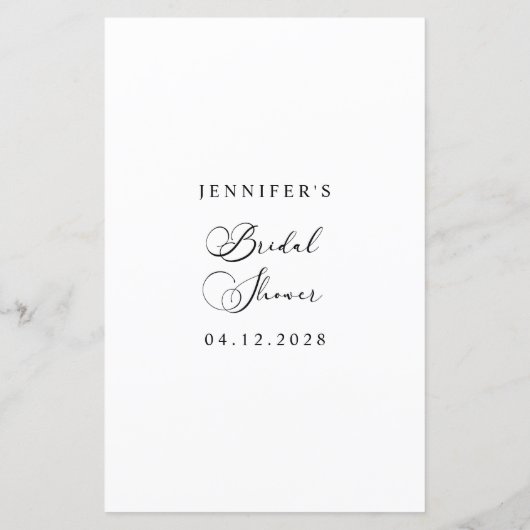 Zwart Modern Eenvoudig Script Game Emoji Pictionar (Achterkant)