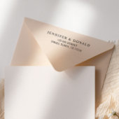 Zwart Modern Eenvoudig Script Zelfinktende Stempel