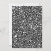 Zwart Modern Lingerie Vrijgezellenfeest Bedankkaart (Achterkant)