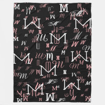 Zwart Modern monogram