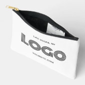 Zwart Modern Rechthoekig Logo Etui (Open)