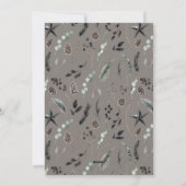 Zwart-modern schandalige elegante kerstmis feestdagenkaart (Achterkant)