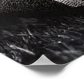 zwart monochroom Football Poster (Hoek)