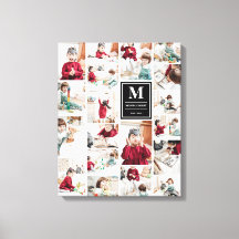 Zwart Monogram 19 Afbeeldingen Fotocollage