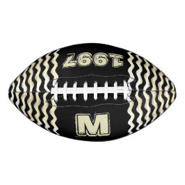  zwart Monogram jaarnummer American Football
