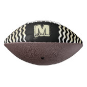  zwart Monogram jaarnummer American Football (Gedraaid 270)